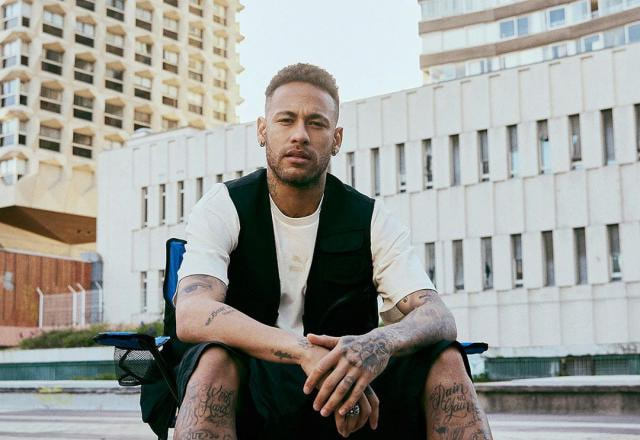 O jogador Neymar