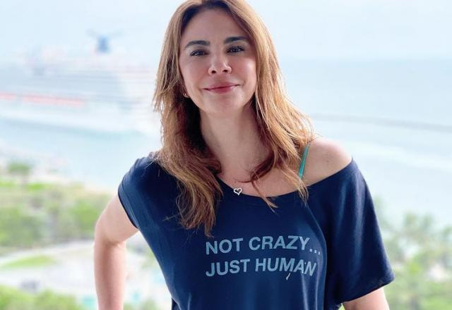 A apresentadora Luciana Gimenez