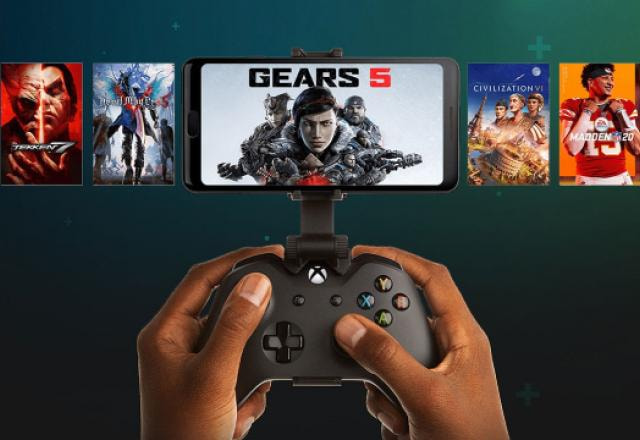 Imagem promocional do xCloud