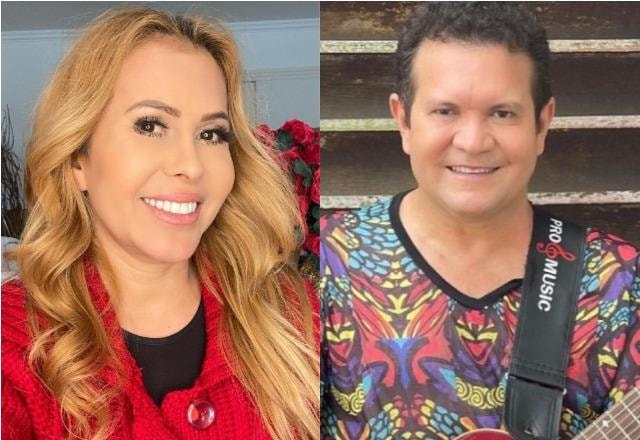 Joelma à esquerda e Ximbinha à direita