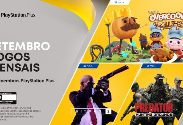 Jogos gratuitos de setembro de 2021 na PlayStation Plus