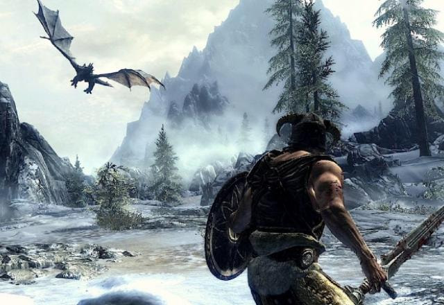 Imagem promocional de The Elder Scrolls V: Skyrim