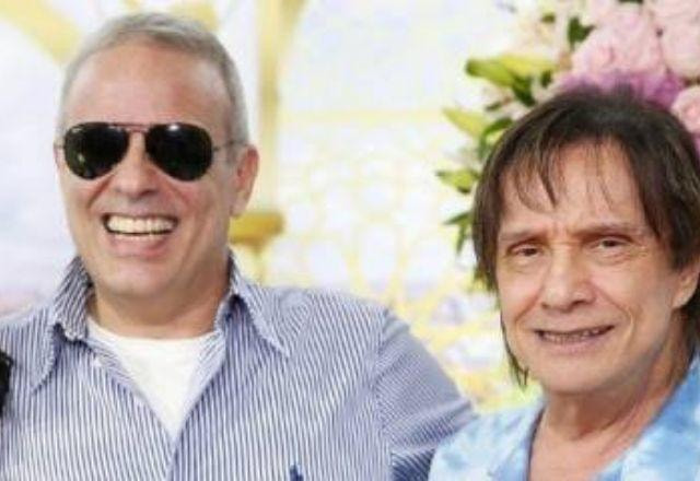 Dudu Braga e o pai Roberto Carlos