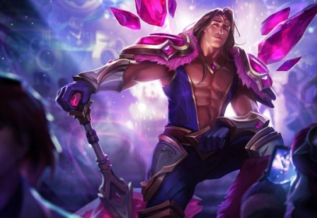 Splash art do campeão Taric, de League of Legends