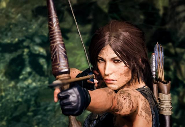 Imagem promocional de Lara Croft em Shadow of the Tomb Raider