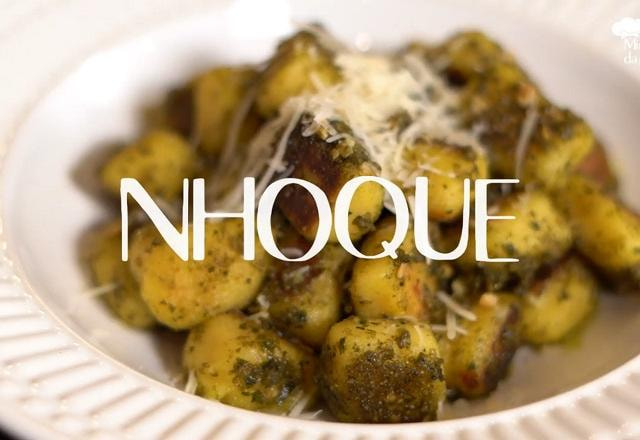 nhoque de mandioquinha pronto