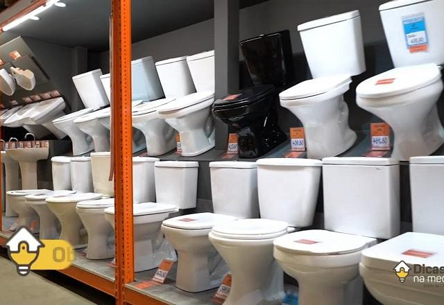 showroom de vasos sanitários