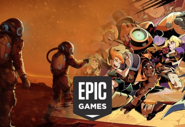 Imagem promocional de Speed Brawl e Tharsis na Epic Store