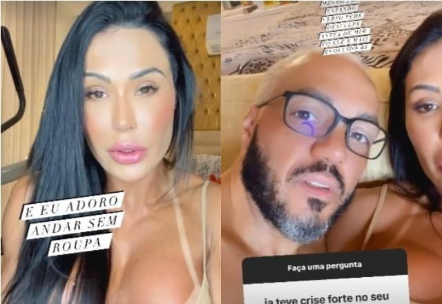 Gracyanne Barbosa e Belo respondem a perguntas nos stories