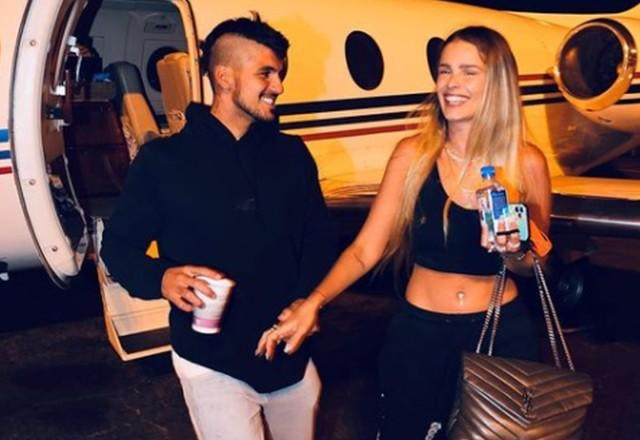 Yasmin Brunet  e Gabriel Medina