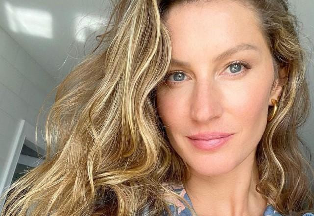 Gisele Bündchen faz selfie no Instagram