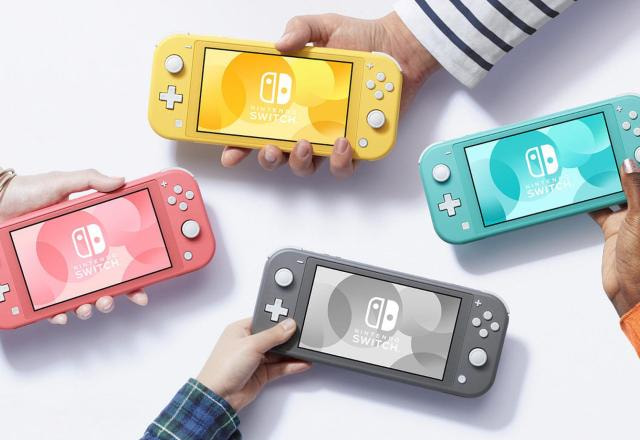 Imagem promocional do Nintendo Switch Lite