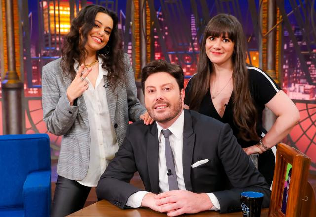 Criss Paiva e Yasmin Ali Yassine no The Noite