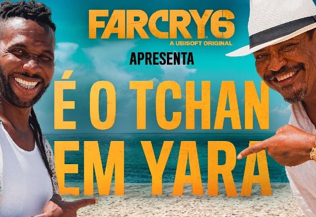 Imagem promocional da parceria entre Ubisoft e É o Tchan para Far Cry 6