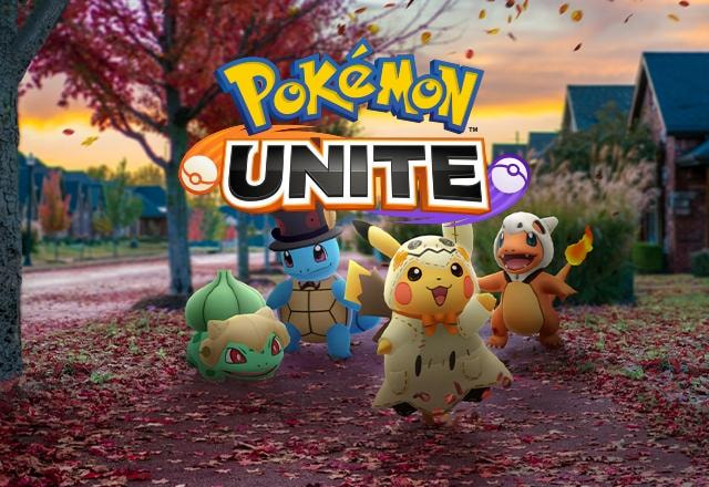 Imagem promocional de Halloween em Pokémon