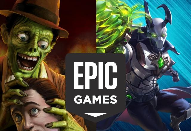 Imagem promocional dos games gratuitos da Epic Store