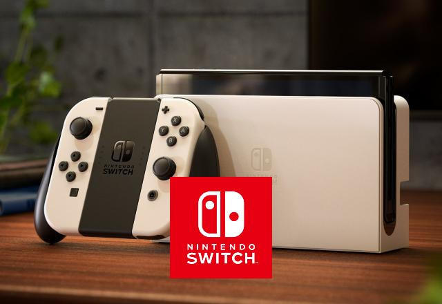 Imagem promocional do Nintendo Switch OLED