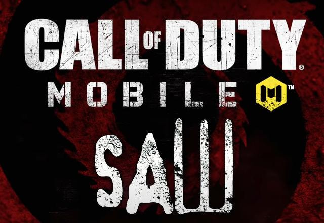 Imagem promocional do evento de Halloween de Call of Duty: Mobile, em parceria com a franquia Jogos Mortais