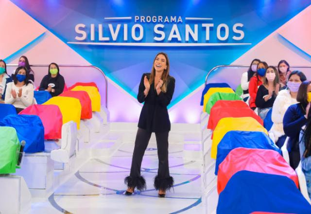 Patricia Abravanel no Programa Silvio Santos