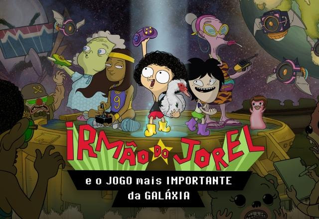 Imagem promocional de Irmão do Jorel e o JOGO mais importante da galáxia