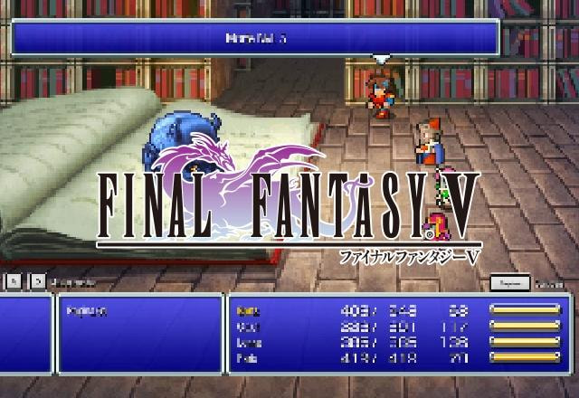 Imagem promocional de Final Fantasy V Pixel Remaster