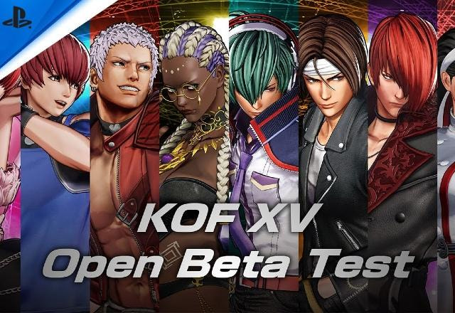 Imagem promocional do Open Beta de The King of Fighters XV