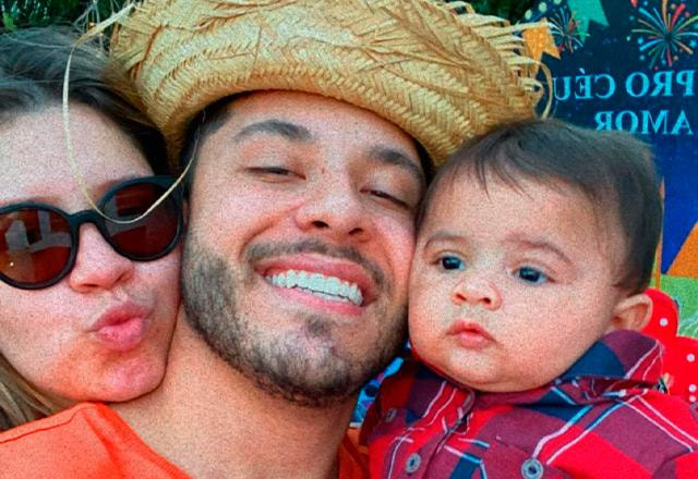 Marília, Murilo e Léo fantasiados para festa junina | Foto: Reprodução/Instagram