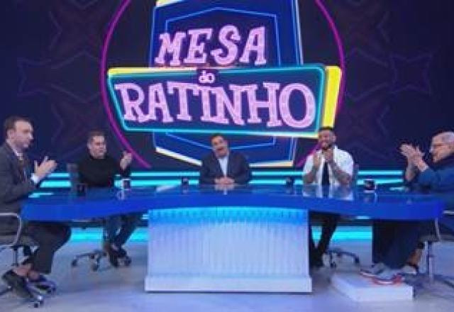 Participantes do Mesa do Ratinho durante o programa.