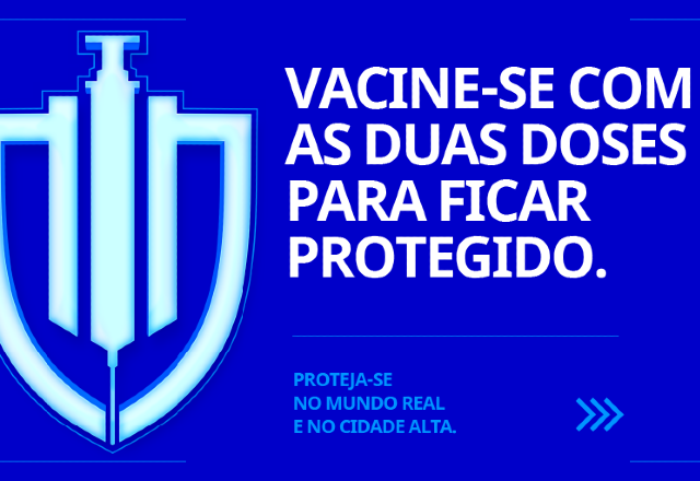 Imagem promocional da ação da Pfizer no servidor de GTA RP Cidade Alta