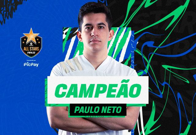 Paulo Neto se consagrou campeão da 3ª Edição do All Stars de FIFA