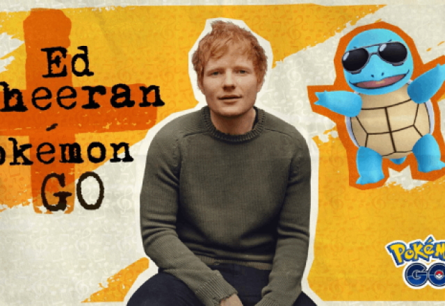 Evento de Pokémon Go terá apresentação de Ed Sheeran