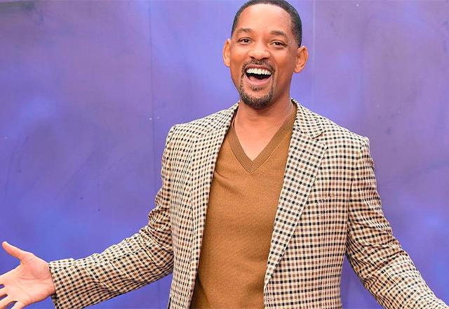 Will Smith aparece de braços abertos em um evento | Foto: Reprodução/Internet