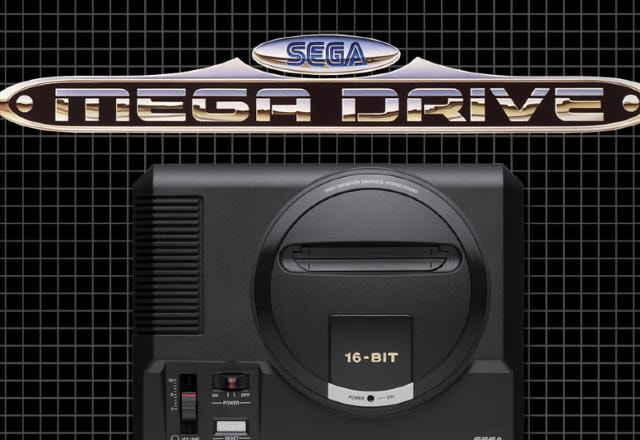 Imagem promocional do Mega Drive, chamado de Sega Genesis na América do Norte