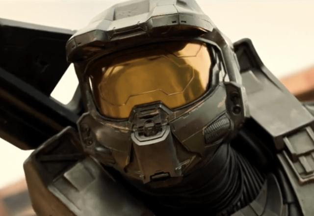 Imagem promocional da série live action de Halo, feita pela Paramount+