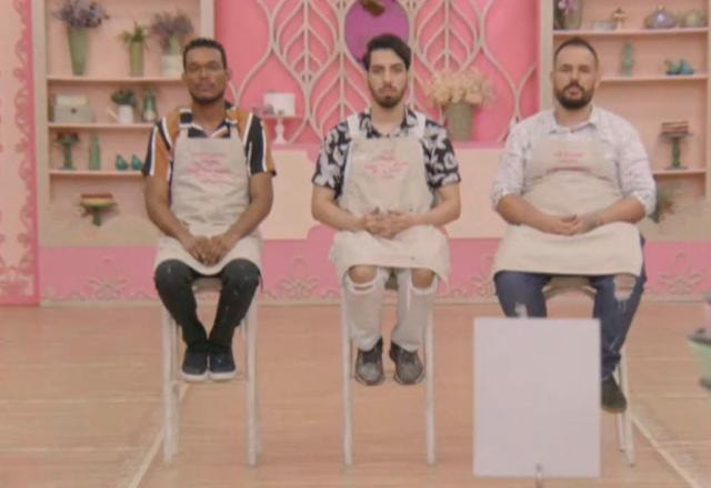 Gileade, Nathanael e Julio no Bake Off Brasil