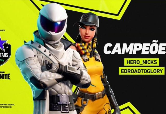 Nicks e Ed são campeões da 2ª Edição de All Stars de Fortnite