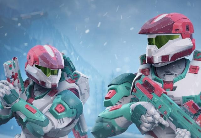 Imagem promocional do evento Winter Contingency em Halo Infinite