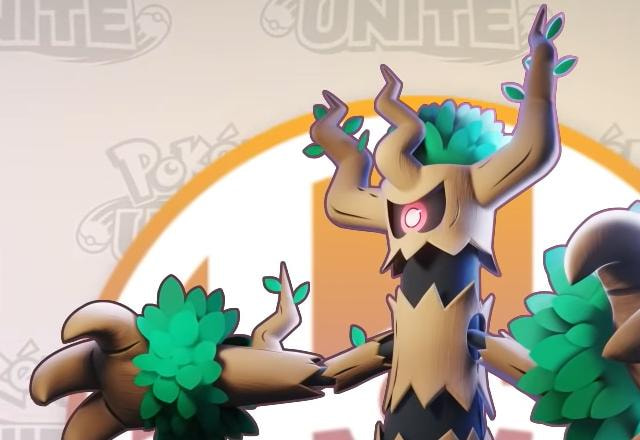 Imagem promocional de Trevenant no Pokémon UNITE