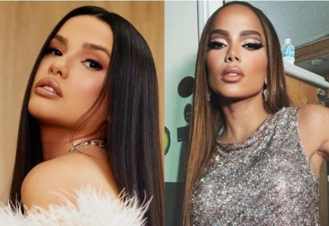 Juliette Freire à esquerda; Anitta à direita