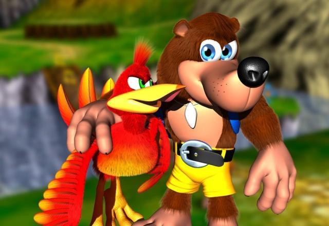 Imagem promocional de Banjo-Kazooie