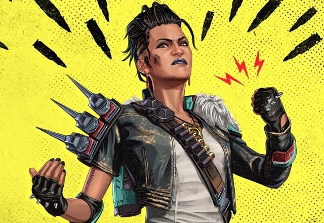 Imagem promocional de Mad Maggie em Apex Legends