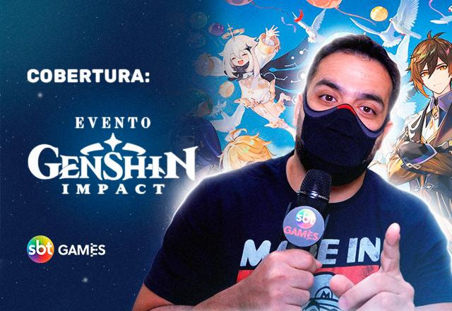 FocaSP na cobertura do evento de Genshin Impact