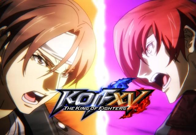 Imagem promocional de uma das cenas do curta animado de The King of Fighters XV