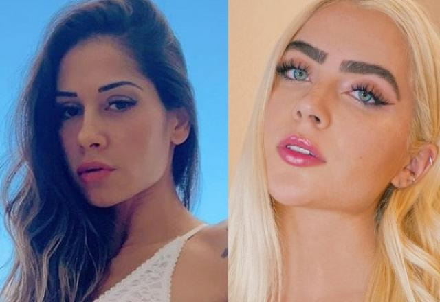 Maíra Cardi e Jade PIcon lado a lado em montagem.