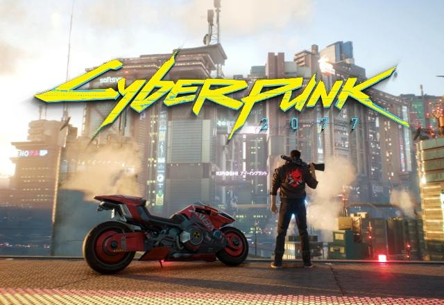 Imagem promocional de Cyberpunk 2077