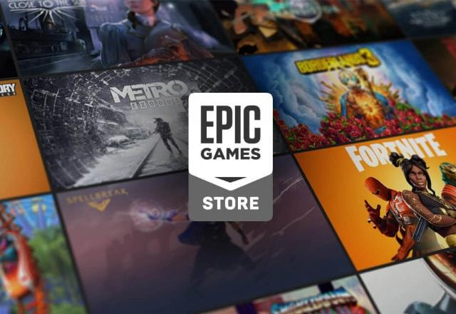 Imagem promocional de jogos da Epic Games Store