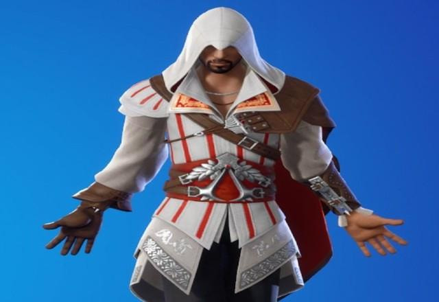 Roupa de Ezio Auditore em Fortnite