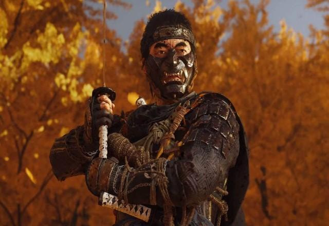 Imagem de gameplay em Ghost Of Tsushima