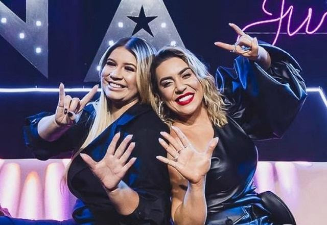 Marília Mendonça e Naiara Azevedo