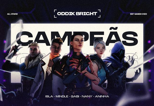 ODDIK Bright é a grande campeã do All Stars de VALORANT Feminino